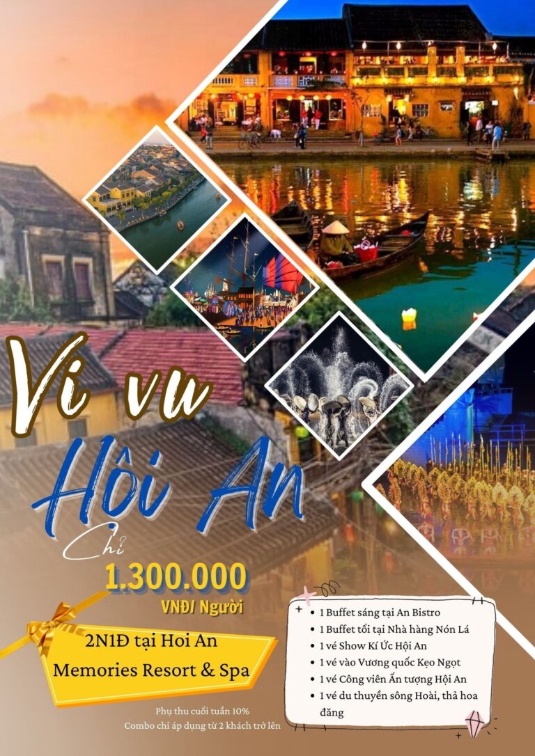 VI VU HỘI AN: KHÁM PHÁ PHỐ CỔ CHỈ VỚI 1.300K